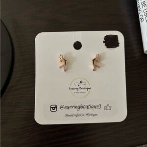 Figure Skater Earrings